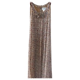 Chanel Robe longue Chanet Multicolore