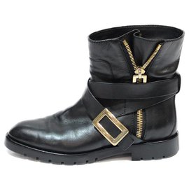 Roger Vivier-ROGER VIVIER FLAT BOOTS-Black