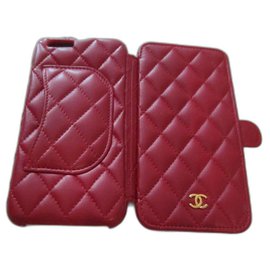 Chanel Iphone Shell Red