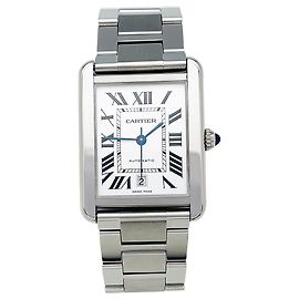 Reloj de acero Cartier "Tank Solo XL" Otro