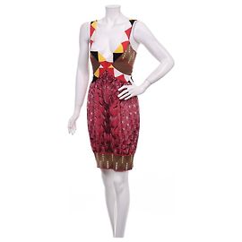 Robe en soie Just Cavalli Multicolore Taille M Multicolore