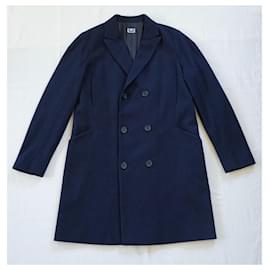 Adolfo Dominguez Men Coats Outerwear Navy blue