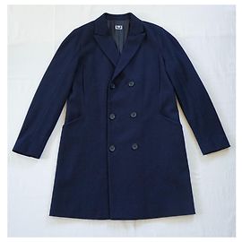 Adolfo Dominguez Manteaux pour hommes Bleu Marine