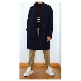 Adolfo Dominguez-Men Coats Outerwear-Navy blue