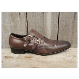 scarpe monaco Gucci p 42 Marrone scuro