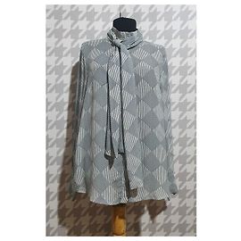 Autre Marque Camisa 2 Nd Day de seda e viscose Multicor