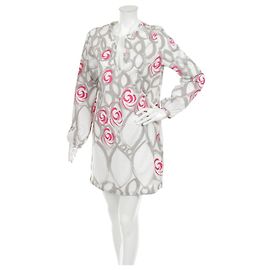 Robe en coton René Lezard Taille 38 Multicolore