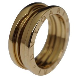 Bulgari-Bvlgari B.Cero1 18K oro amarillo 2-Tamaño del anillo de banda 54-Gold hardware