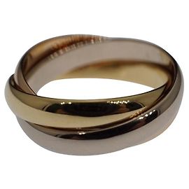 cartier, Le Must De Cartier Trinity Ring 18K Gold Ring Gold hardware