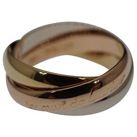Cartier Gold Les Must de Cartier Classic Trinity Ring - Misura 55 Gold hardware