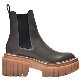 Stella Mc Cartney Botines Emilie en poliuretano gris Gris