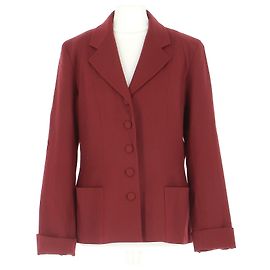 Gerard Darel Weste / Blazer Bordeaux