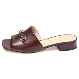 Mulas Gucci Bordeaux