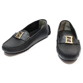 FENDI SOFT LOAFERS Black