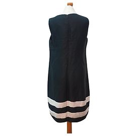 Vestido S Max Mara bicolor Negro Blanco
