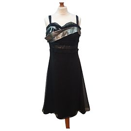 Autre Marque Renato Balestra Abendkleid Schwarz