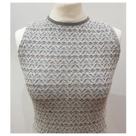 Missoni-Missoni crochet top sweater-Multiple colors