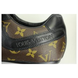 Louis Vuitton-Rare Mens LV 7 US 8 Monogram Globe Trotter Sneaker 2LV628-Other