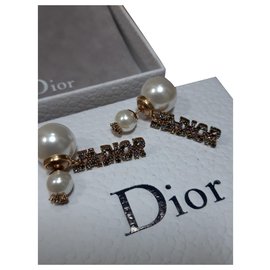 Dior-Pendientes J'adior-Blanco roto