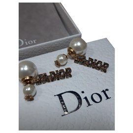 J'adior-Ohrringe Aus weiß