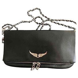 Borsa Zadig & Voltaire Rock in pelle nera Nero