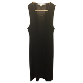 Diane Von Furstenberg-DvF Meena sheer panel dress-Black