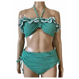 J.Crew Roupa de banho Branco Verde