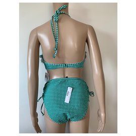 J.Crew-Maillots de bain-Blanc,Vert