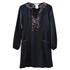 Chloé-Dresses-Black,Multiple colors