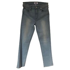 Paige Jeans Vaqueros Paige Azul Claro de Algodón y Elastano Talla 27 Azul claro