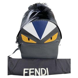 Fendi Rucksäcke Anthrazitgrau