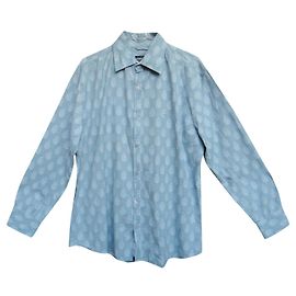Autre Marque La Compagnie du Lin Hemd Gr. XL Hellblau
