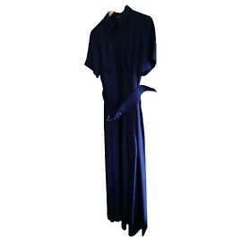 Tara Jarmon Langes Hemdkleid Marineblau