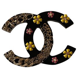 Chanel Pins e spille Nero