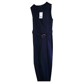 Tara Jarmon Sleeveless jumpsuit Navy blue