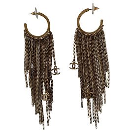 Chanel Boucles d'oreilles Doré