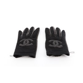 Chanel Handschuhe Schwarz
