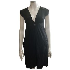 Zimmermann Vestido de seda com decote em V Sweet Talker Preto