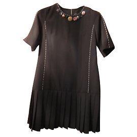 Robe Dolce & Gabbana noire en polyester XL Noir
