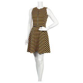 Robe à rayures Michael Kors Bleu Jaune Bleu Jaune
