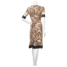 ROCCOBAROCCO-Vestidos-Multicolor,Estampado de leopardo