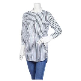 Blusa de rayas de algodón Equipment Talla S Multicolor