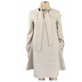 Autre Marque Robe trapèze Super Blond beige Taille 38 Beige