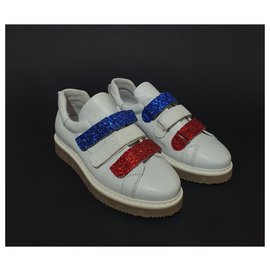 Jonak-sneakers-Blanc,Rouge,Bleu