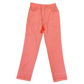 Manoush Pink Polyester Pants Pink