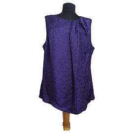 Autre Marque Rodney Clark Seidenbluse Top Lila XL Lila