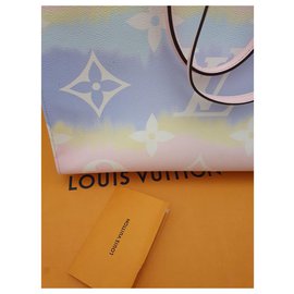 Louis Vuitton-Bolsas-Rosa,Amarelo,Azul claro
