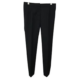 Balenciaga Black Wool Pants Size 38 Black