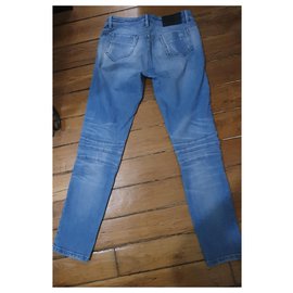 Balmain-jeans blu denim-Blu