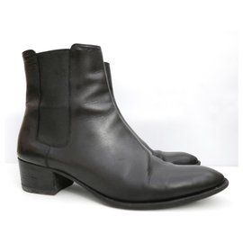 Saint Laurent-Wyatt Boots-Black